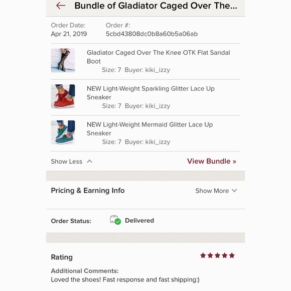 HP 💃 Light-Weight Mermaid Green Glitter Lace Up Slip-On Sneaker Gym Yoga - Picture 4 of 4